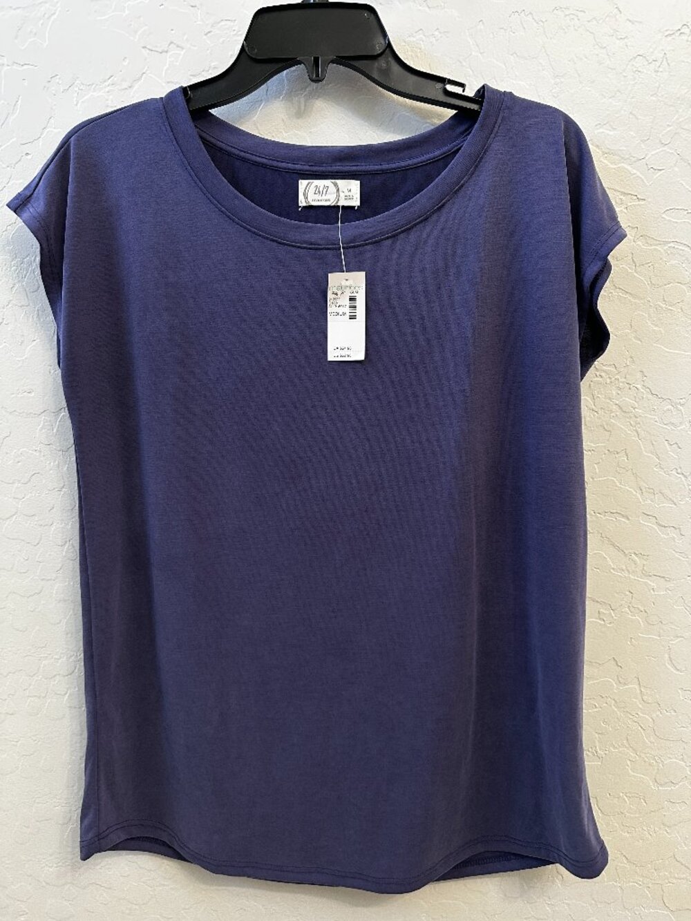 Maurices 24/7 Top- Size Medium- Purple- New With Tags
